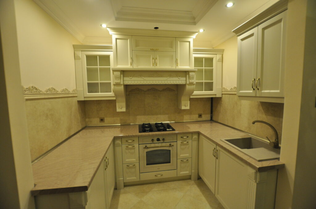 Angielskie shaker kitchen cabinets – tradycyjny design